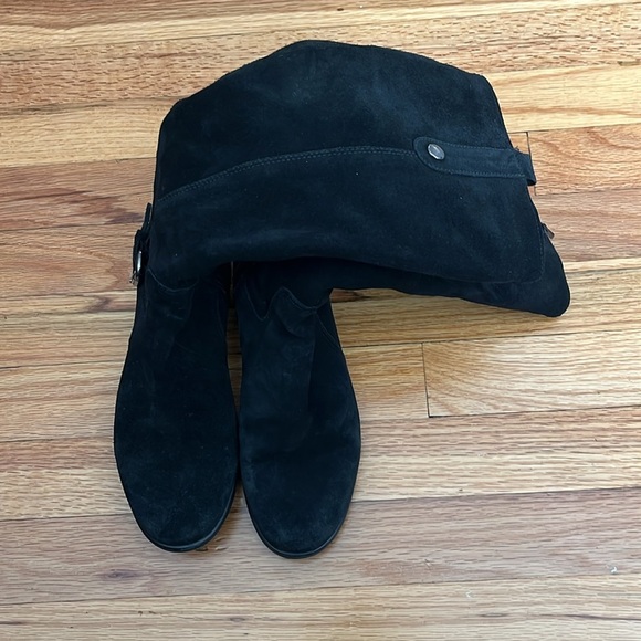 LA CANADIENNE STEFANIE knee high suede riding boot 6.5 - Picture 4 of 6